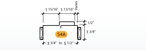 Adjustable - Frame Profile (54A)
