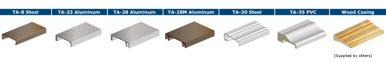 Casing Profiles for Timely Steel Door Frames